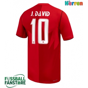 Kanada Jonathan David #10 Replik Heimtrikot WM 2026 Kurzarm